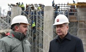 Сергей Собянин проинспектировал строительство новой эстакады