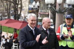 28 апреля 2016 Мэр Москвы Сергей Собянин открыл сезон фонтанов