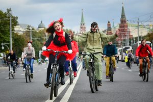 Московский велопарад 2016 года. Фото: «Вечерняя Москва»