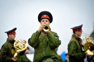 Музыка военного оркестра зазвучит на площади трех вокзалов. Фото: "Вечерняя Москва"