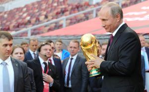 Президент России Владимир Путин на арене "Лужники". Фото: Kremlin.ru