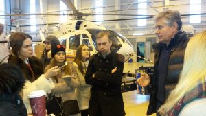 Будущих журналистов принимали на аэродроме Остафьево. Фото: пресс-служба префектуры ЦАО