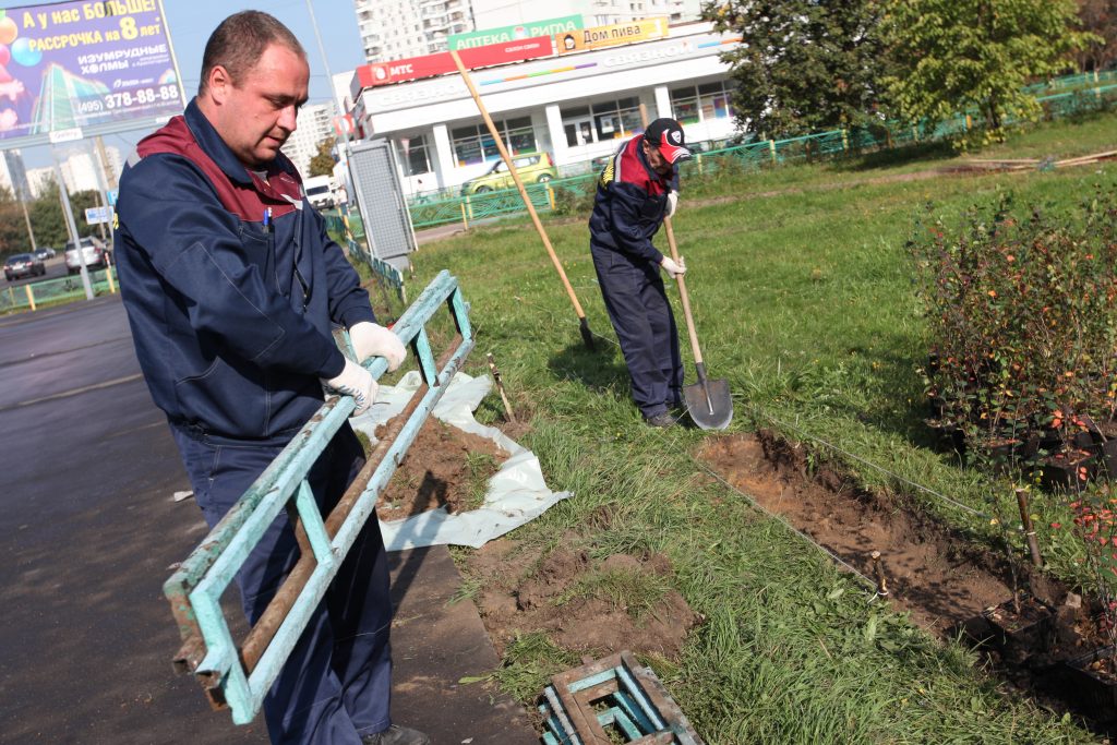 Жилищник 1. Демонтаж газонного ограждения. Деньги на благоустройство. ГБУ Жилищник газон. ГБУ по благоустройству Москва.