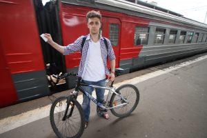 Горожане смогут бесплатно провезти велосипед в пригородных электричках. Фото: архив, «Вечерняя Москва»