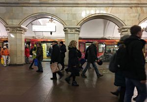 Участок Сокольнической линии метро от станции «Комсомольской» будет закрыт с 30 марта. Фото: Анна Быкова