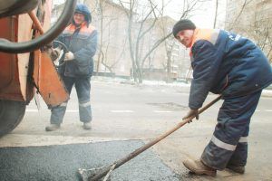 Дороги починили по четырем адресам района. Фото: Наталия Нечаева, «Вечерняя Москва»