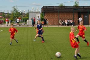 Дети из центра «Красносельский» поучаствовали в соревнованиях по футболу. Фото: Никита Нестеров, «Вечерняя Москва»