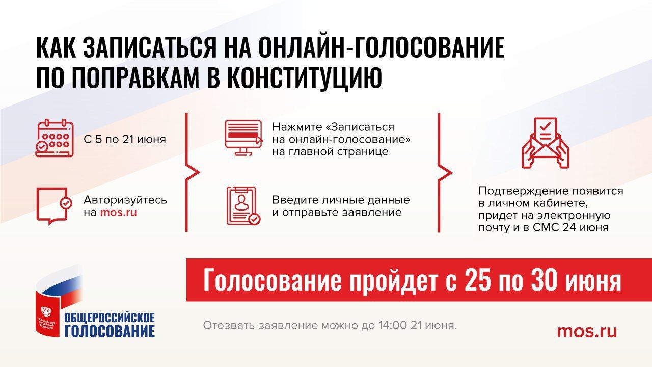 Гражданам рассказали о голосовании по поправкам в Конституцию России в  онлайн-формате - Красное село