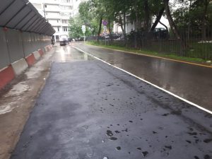 Ремонт дорожного покрытия осуществили в районе. Фото предоставили представители учреждения «Жилищник»
