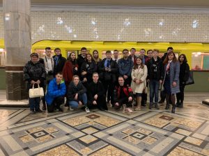 Студенты Колледжа Московского транспорта побывали на экскурсии в Московском метро. Фото взято с сайта учебного заведения