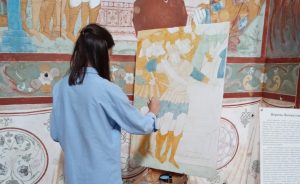 Студенты РАЖВиЗ скопировали фрески в Ростовском кремле. Фото: социальные сети академии