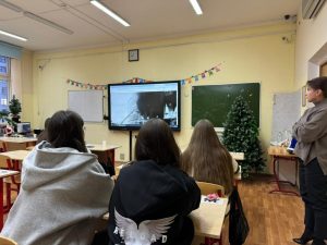 Посвященный блокаде Лениграда урок прошел в школе №1284. Фото взято с официальной страницы школы №1284 в социальных сетях