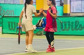 Международный турнир по теннису: ученица школы №1284 выступила на соревнованиях. Фото: страница школы в социальных сетях