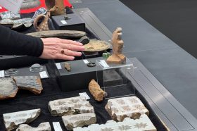 О начале археологического сезона рассказали на пресс-конференции в Департаменте культурного наследия. Фото: Анастасия Сёмина, «Вечерняя Москва»