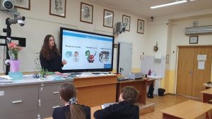 Лекцию о эмоциональном интеллекте посетили ученики школы №1284. Фото: страница школы №1284 в социальных сетях.