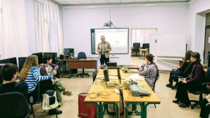 Школьники посетили IT-день в ИМИ МПГУ. Фото: сайт ИМИ МПГУ