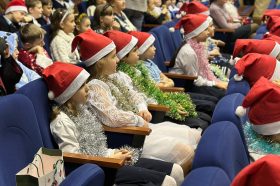 Праздничный концерт состоялся в школе №1500. Фото: страница школы №1500 в социальных сетях